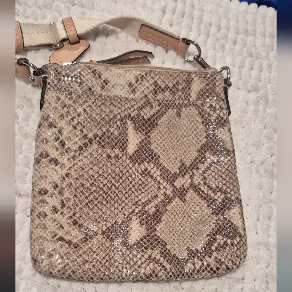 Coach Snakeskin Pattern Crossbody Bag